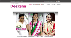 Desktop Screenshot of deekshabeautyparlour.com